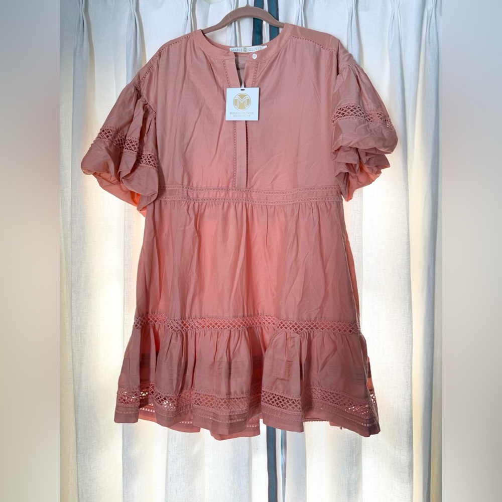 NWT Marie Oliver Sunset Orange - style Jade Dress